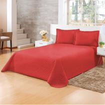 Kit Colcha Cobre Leito Casal Queen 3 Peças 170 Fios Com Porta Travesseiros Roupa Cama Box Romeu Clean Kit Colcha Cobre Leito Casal Queen 3 Peças 170 Fios Com Porta Travesseiros Roupa Cama Box Romeu Clean