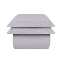 Kit Colcha / Cobre Leito Casal Slick Square - Sultan Prata