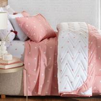 Kit Colcha / Cobre leito Casal Sonhare Estampado - Sultan