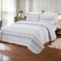 Kit Colcha / Cobre Leito Casal Ultrassonic Estampado Sultan