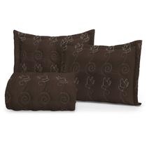 Kit Colcha Cobre Leito Eva Casal 3 Peças Matelado Cama