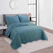 Kit Colcha Cobre Leito Fiore Casal 3 Peças