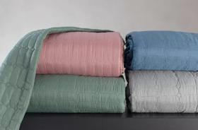 Kit Colcha Cobre Leito Galeria Super King Dupla Face 3 Peças