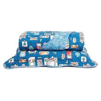 Kit Colcha / Cobre leito infantil Masculino Boutis - Santista