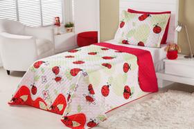 Kit Colcha Cobre Leito Infantil para Menina 02 Peças Estampa Kit Colcha Cobre Leito Infantil para Menina 02 Peças Estampa