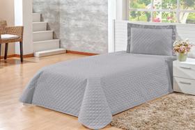 Kit Colcha Cobre-leito kAIQUE Solteiro 2 Peças Colcha Ideal Para cama Box Microfibra