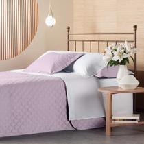 Kit Colcha / Cobre leito King 200 fios Estampado Privilege - Andreza