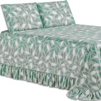 Kit Colcha Cobre Leito King 400 Fios Toque Macio 3 Peças com Porta Travesseiro