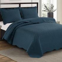 Kit Colcha / Cobre leito King Illusion Orla - Camesa Kit Colcha / Cobre leito King Illusion Orla - Camesa