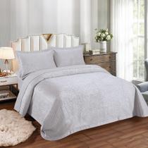 Kit Colcha / Cobre Leito King Sonhare Velvet - Sultan Prata