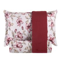 Kit Colcha Cobre Leito Matelado Casal 3 Peças Dupla Face