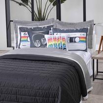 Kit Colcha Cobre Leito Matelado Casal Queen Size 7 peças Future
