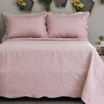 Kit Colcha Cobre Leito New Every Day 3 peças King 2,60m x 2,80m Amsterda Rose Cristal Sonhare Sultan Kit Colcha Cobre Leito New Every Day 3 peças King 2,60m x 2,80m Amsterda Rose Cristal Sonhare Sultan