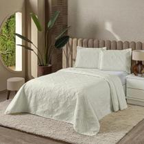 Kit Colcha Cobre Leito Para Cama Casal Queen 3Pç Dupla Pal