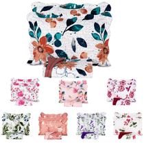 Kit Colcha Cobre Leito Queen 3 Pçs Estampado Coleção Aria