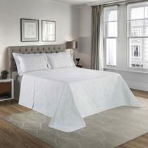 Kit Colcha Cobre-leito Queen Bouti de Microfibra Ultrasonic Branco Tekstil Kit Colcha Cobre-leito Queen Bouti de Microfibra Ultrasonic Branco Tekstil