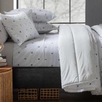 Kit Colcha / Cobre Leito Queen Sonhare Estampado Sultan