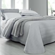 Kit Colcha / Cobre Leito Queen Sonhare Velvet - Sultan Prata