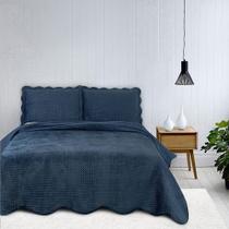 Kit Colcha / Cobre Leito Queen Velvet Neo - Camesa