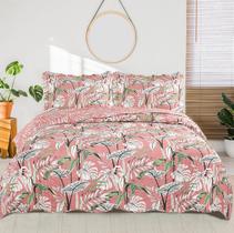 Kit Colcha/Cobre Leito Romma Solteiro - 1 Porta Travesseiro Têxtil Arte