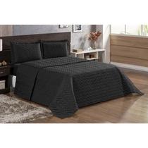 Kit Colcha Cobre leito Roupa de Cama Casal Padrão 03 peças Kit Colcha Cobre leito Roupa de Cama Casal Padrão 03 peças