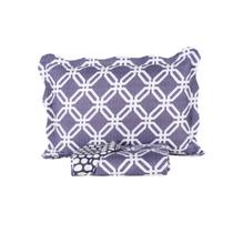 Kit Colcha Cobre Leito Solteiro 2 Pçs Estampado Coleção Capri