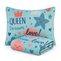 Kit Colcha Cobre Leito Solteiro Bouti Kids Infantil Matelado Premium