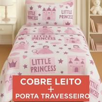Kit Colcha Cobre Leito Solteiro Bouti Kids Infantil Matelado Premium