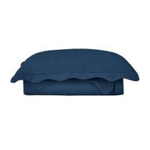 Kit Colcha / Cobre Leito Solteiro Bullet - Camesa Marinho