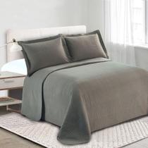 Kit Colcha Cobre Leito Solteiro Camesa Loft Branco