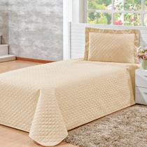 kit Colcha Cobre Leito Solteiro Luxo 2 Peças Diversas Cores