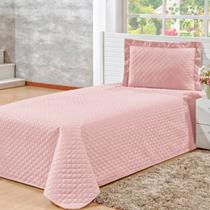 kit Colcha Cobre Leito Solteiro Luxo 2 Peças Diversas Cores