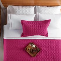 Kit Colcha / Cobre Leito Solteiro Prestige - Andreza Pink Kit Colcha / Cobre Leito Solteiro Prestige - Andreza Pink