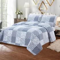 Kit Colcha / Cobre Leito Solteiro Ultrassonic Estampado