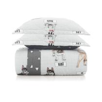 Kit Colcha / Cobre Leito Tamanho Casal Masculino 180 fios - Karsten