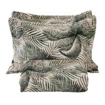 Kit Colcha/Cobre Leito Turin Queen - 2 Porta Travesseiros Têxtil Arte