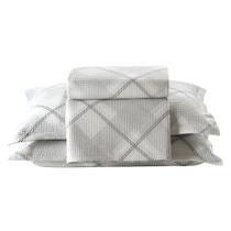 Kit Colcha Dohler Piquet Madras - 100% Algodão - King