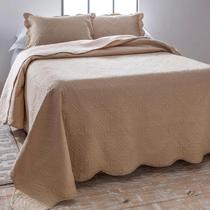 Kit Colcha Dyuri King Dupla Face 3 Peças - Rosa Chá