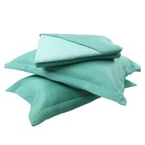 Kit Colcha Eurotextil Siena Double Duas Cores - Solteiro