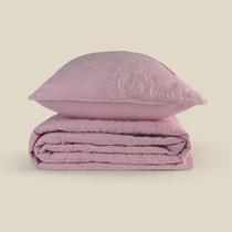 Kit Colcha Flower Rosa - ACASA