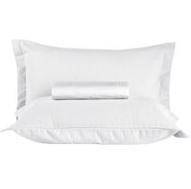 Kit Colcha Genova Casal Teka Piquet 3 Peças 100% Algodão