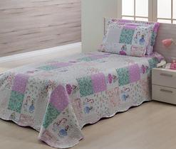 Kit Colcha Infantil 2 Pçs Patchwork Lilly Andreza Kit Colcha Infantil 2 Pçs Patchwork Lilly Andreza