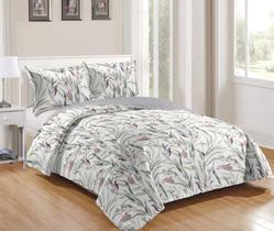 Kit Colcha King 3 Pçs Bouti Patchwork Rozac