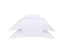 Kit Colcha King Cetim 300 Fios Buddemeyer Damask Branco