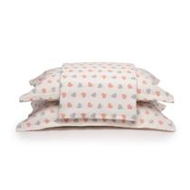 Kit Colcha King Döhler Piquet Vênus C Corações Kit Colcha King Döhler Piquet Vênus C Corações