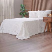 Kit Colcha King Luxor Jacquard 100% Poliéster 250x270cm