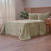 Kit Colcha King Luxor Jacquard 100% Poliéster 250x270cm