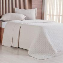 Kit Colcha King Miraggio New Soft 260x280cm Amendoa