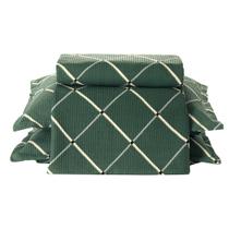 Kit Colcha King Piquet Dohler Favo Estampado 3 Pçs 100% Algodão