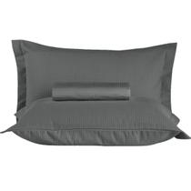 Kit Colcha King Piquet Hotel Teka 3 Peças 100 Algodao